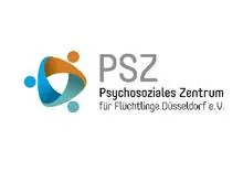 Logo des Psychosozialen Zentrums für Flüchtlinge Düsseldorf.